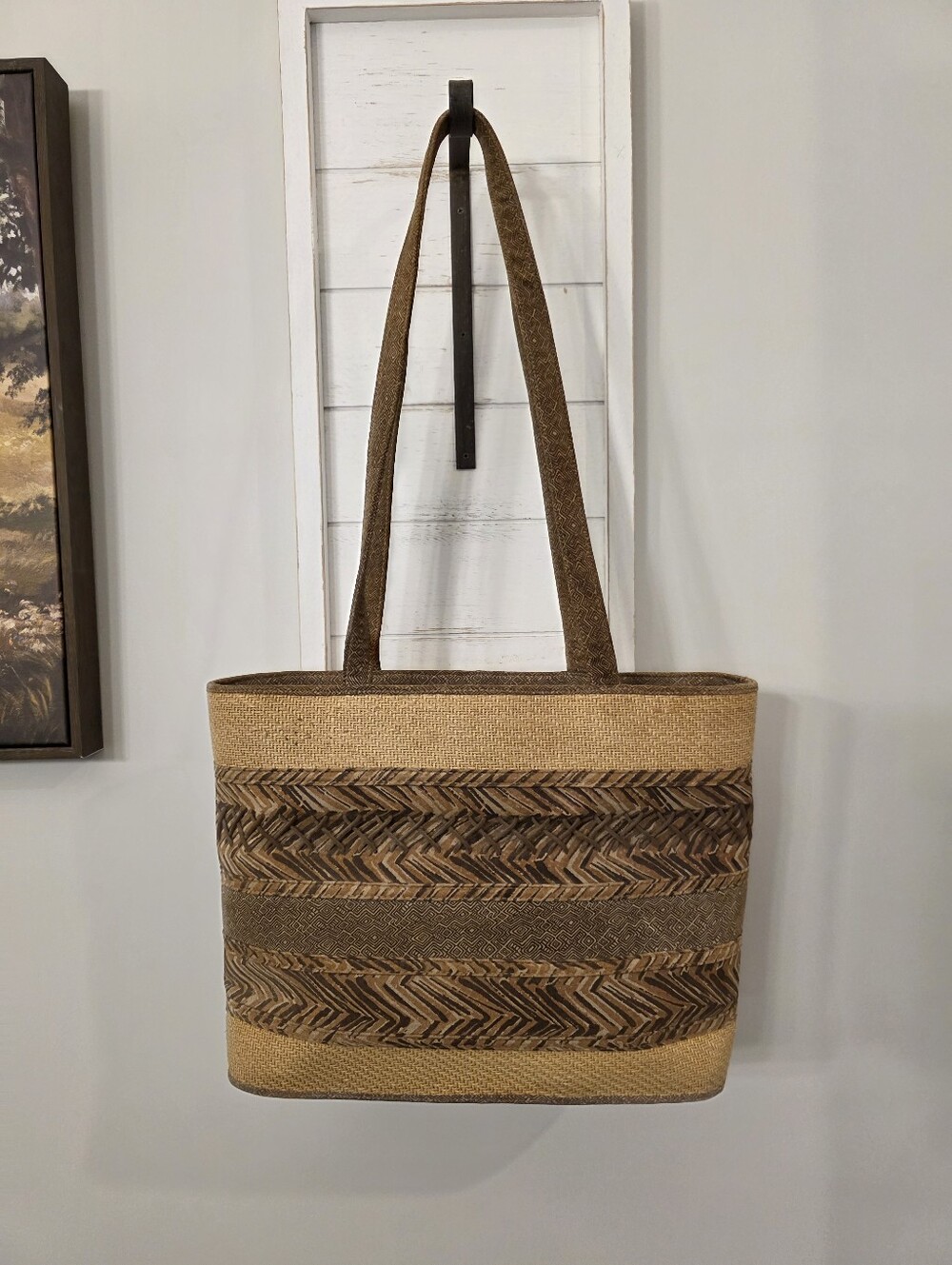 Vintage Viva Bags Of California Woven Shoulder Bag